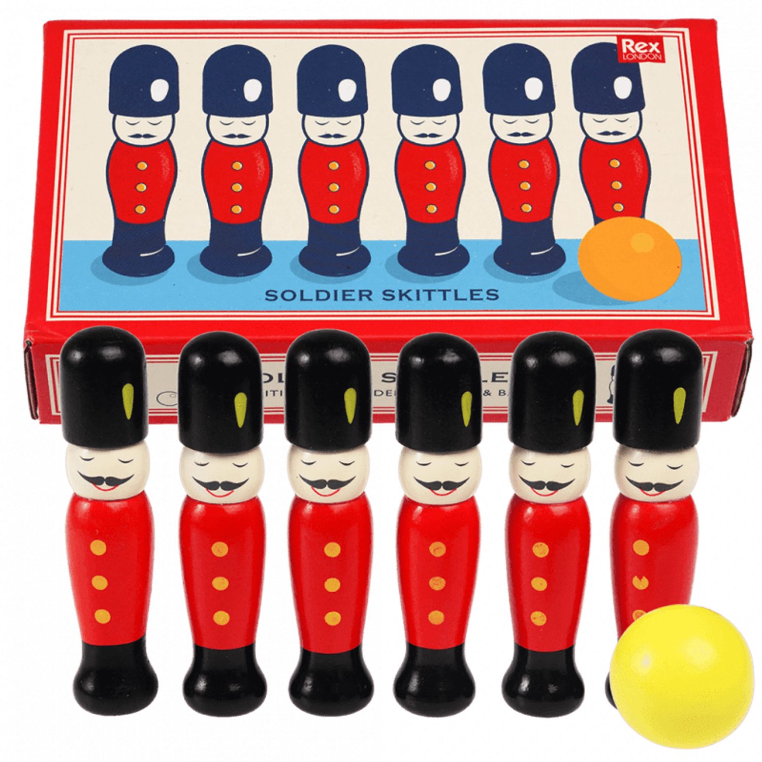 Wooden toy skittles outlet