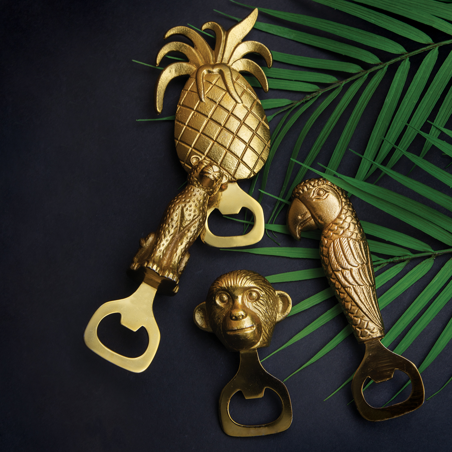 Bronze Pineapple Bottle Opener