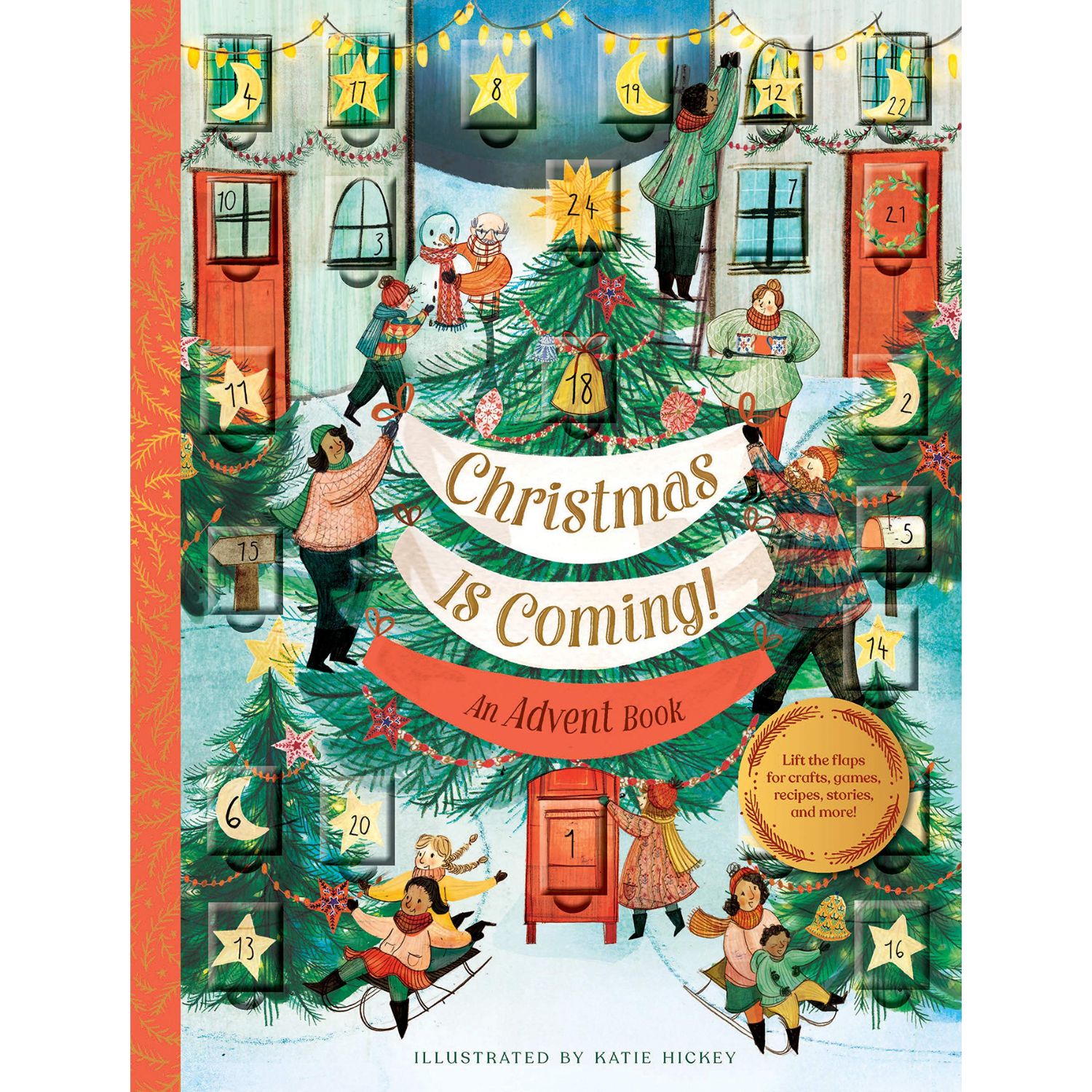 Christmas Is Coming Advent Book Hardback