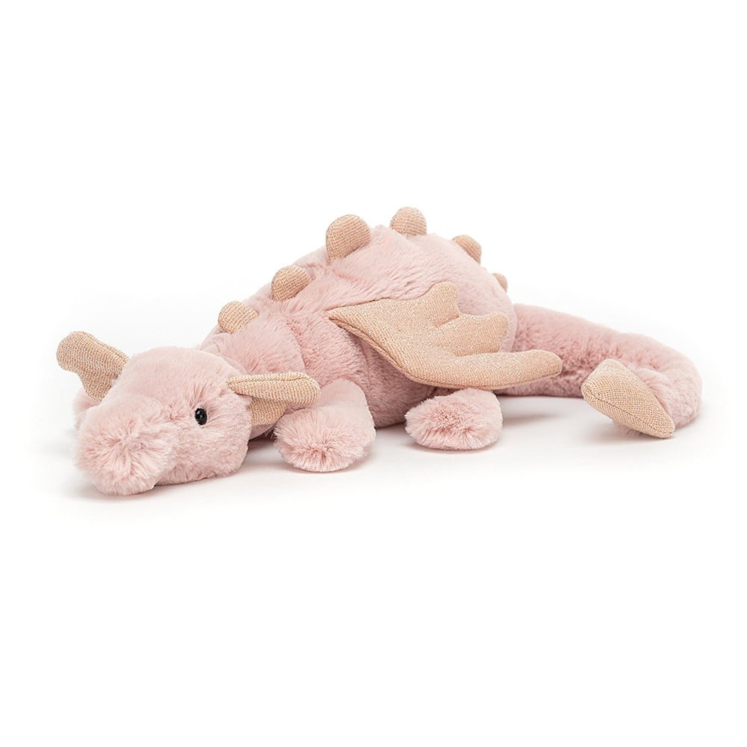 Pink dragon plush toy deals