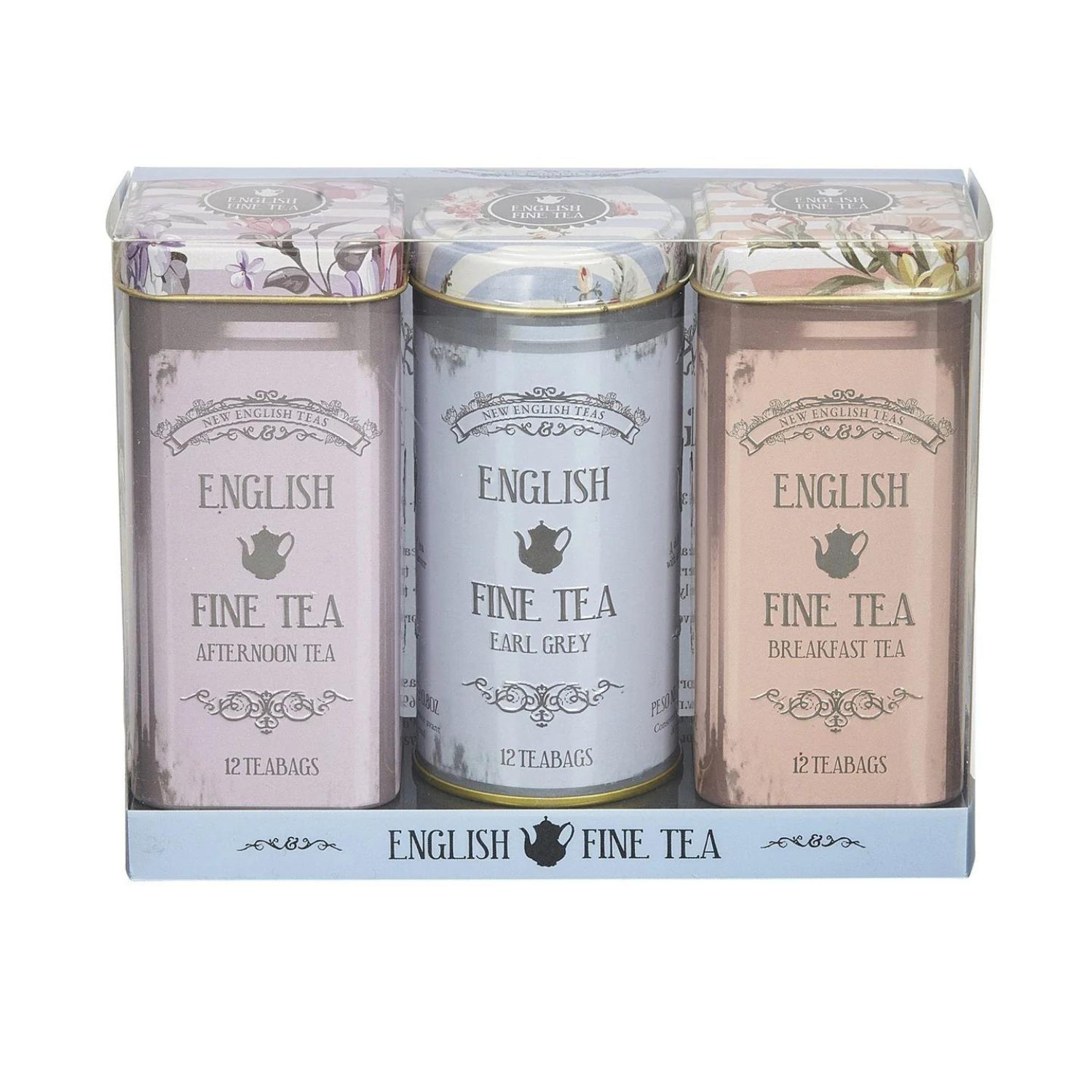 Vintage Floral Mini Tea Gift Set 72g Tin
