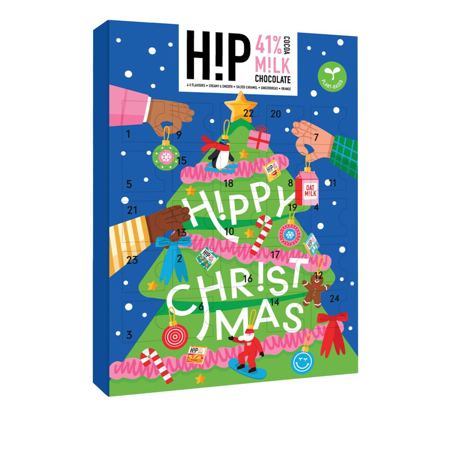 H!P Vegan Chocolate Advent Calendar 120g