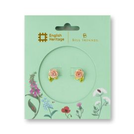 Vintage Rose Bill Skinner Stud Earrings