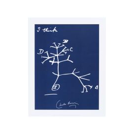 Charles Darwin I Think Art Print