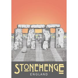 Stonehenge Day A1 Print Ben Holland