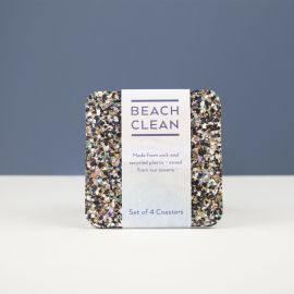 Beach Clean Eco Friendly Coasters (Set Of Four)