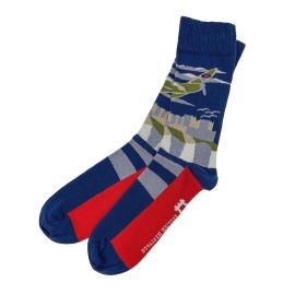 Spitfire Castle Socks Blue