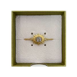 Trilithon Sunray Gold-Plated Bracelet