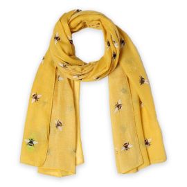 Scarf Bee Mustard