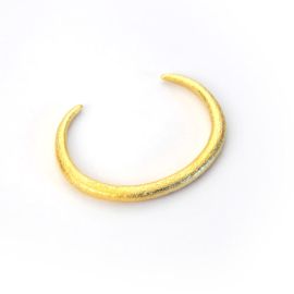 Stonehenge Torque Gold Plated Bangle