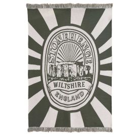 Stonehenge Sunrise Blanket Olive