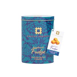 English Heritage Salted Caramel Fudge 250g Tin