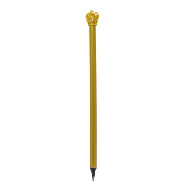 Ornate Crown Pencil Gold