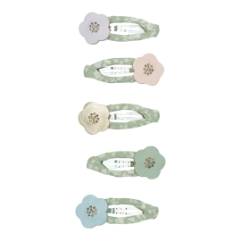 Mini Bloom Clic Clac Hair Clips Pack of 5