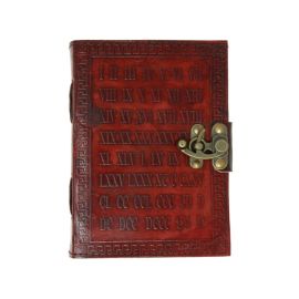 Roman Numerals Leather Note Book
