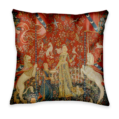 Lady & Unicorn Cushion Cover