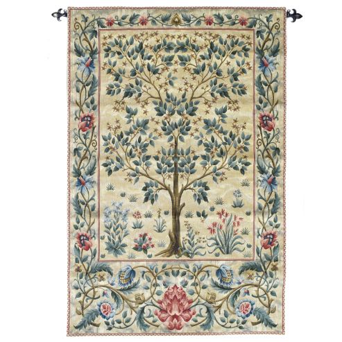 Tree Of Life Pale - Large Tapestry