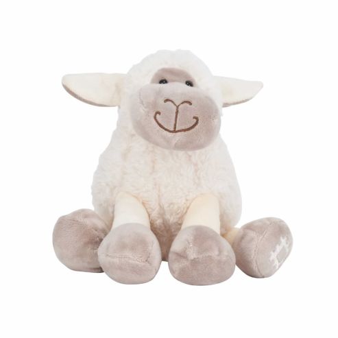 Small Sitting Sheep Soft Toy White