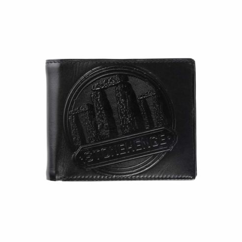 Leather Stonehenge Medallion Wallet