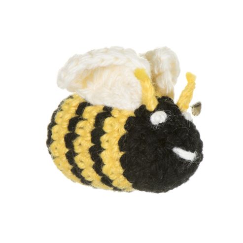 Bumble Bee Crochet Brooch