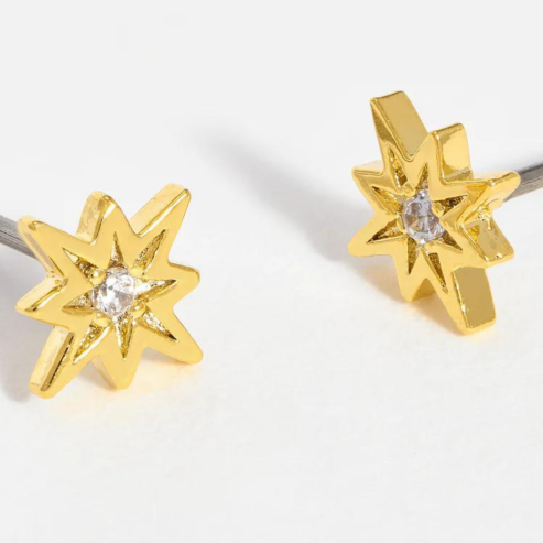 Earrings North Star Stud CZ