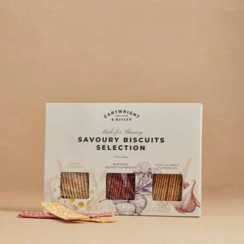 Cartwright & Butler Savoury Biscuit Selection 390g Box