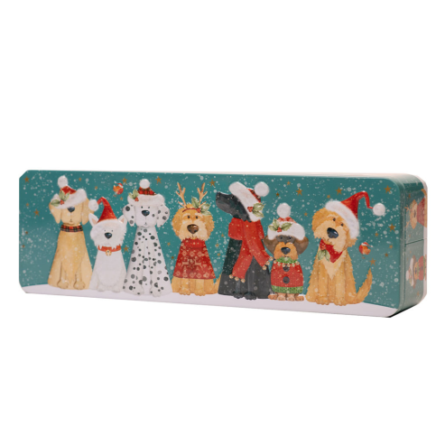 Christmas Dog Lemon & Orange Biscuit Tin 225g