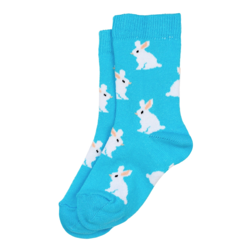 Kids Blue Bunny Socks age 3-5
