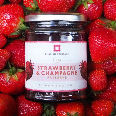 English Heritage Strawberry & Marc De Champagne Preserve