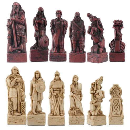Celtic & Viking Chess Pieces