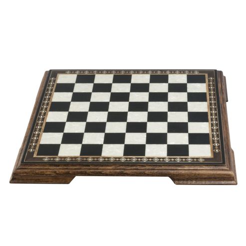 Large Chessboard With Marquetry Details