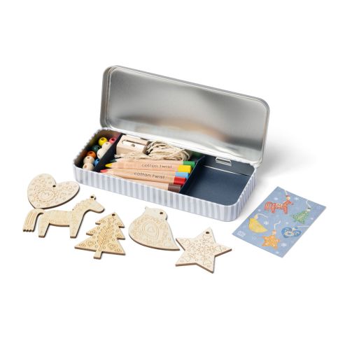 Colour-in Christmas Decoration Kit