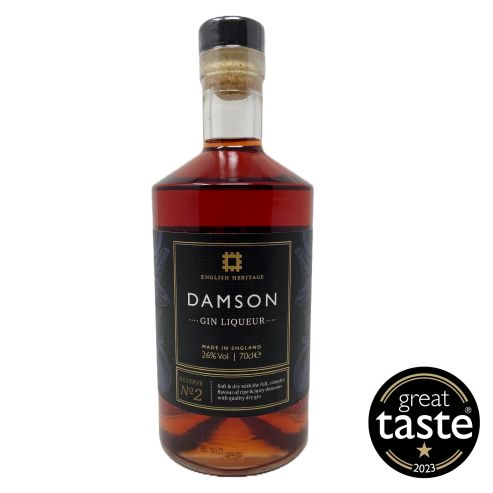 English Heritage Reserve Damson Gin 26% 70cl Bottle