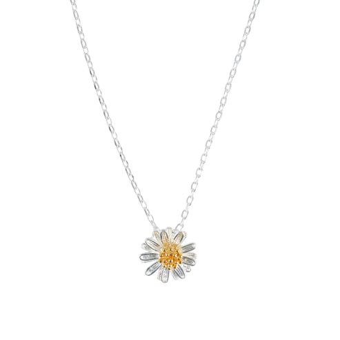 Necklace Wildflower Daisy-Silver Plated