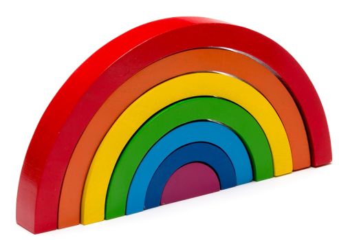 Wooden Rainbow Toy 