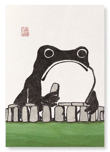 A4 Print Ezen Frog Stonehenge