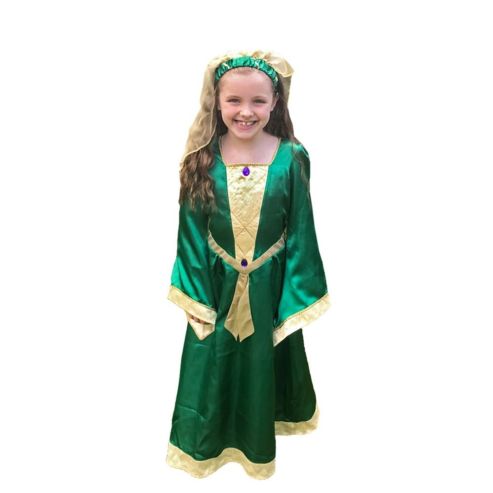 Green And Gold Princess Dress