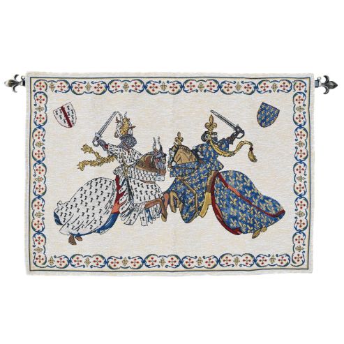 Jousting Knights Wall Tapestry
