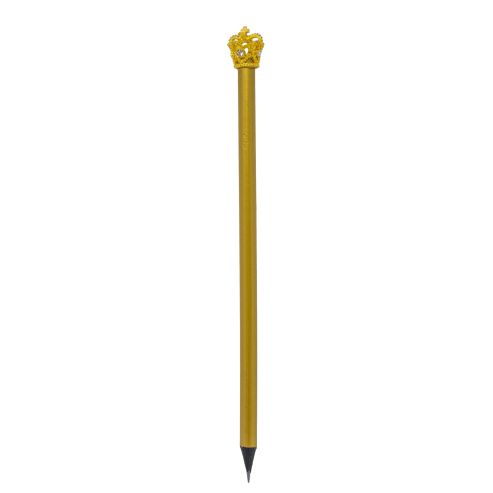 Ornate Crown Pencil Gold