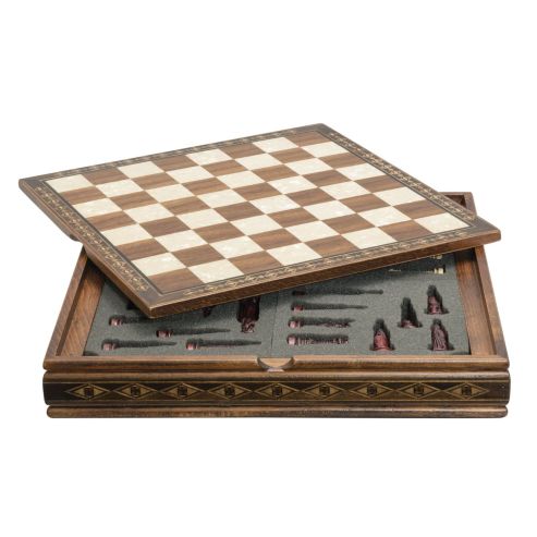 Small Handmade Chessboard With Case