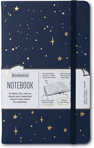 A5 Moon And Stars Notebook