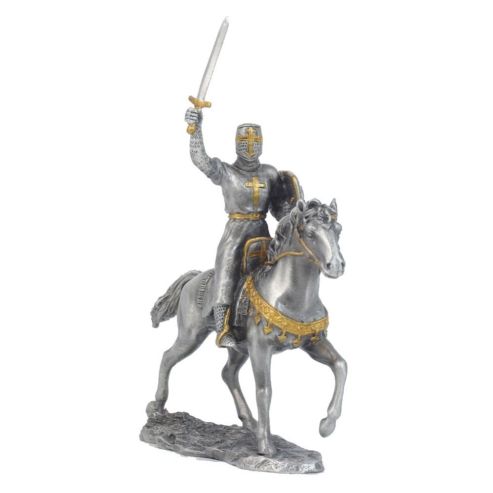 Mounted Knight with Lion Rampant Shield