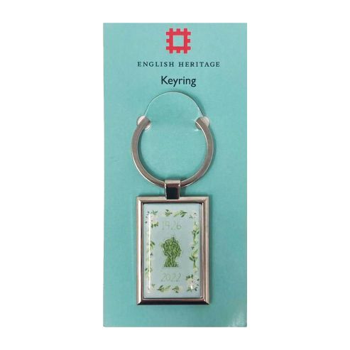 Lily of the Valley Metal Keyring