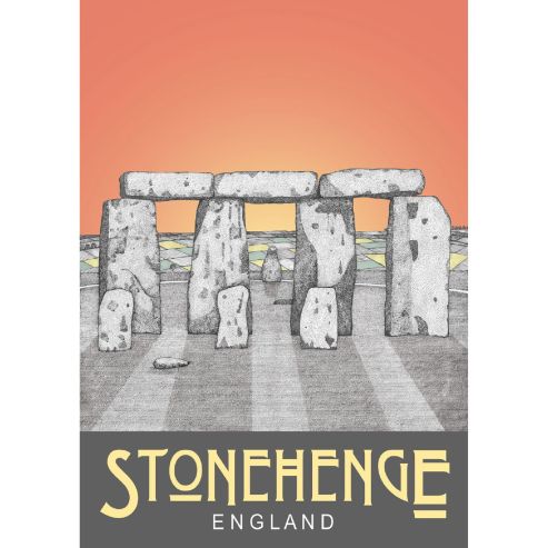 Stonehenge Day A1 Print Ben Holland
