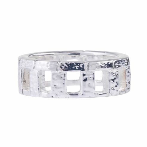 Stonehenge Silver Plated Trilithon Ring