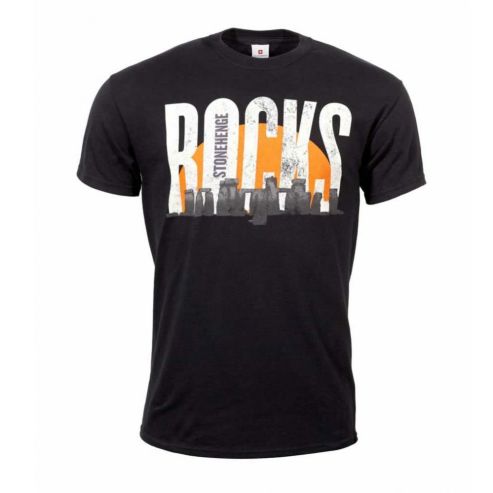 Stonehenge Rocks T-Shirt - Black