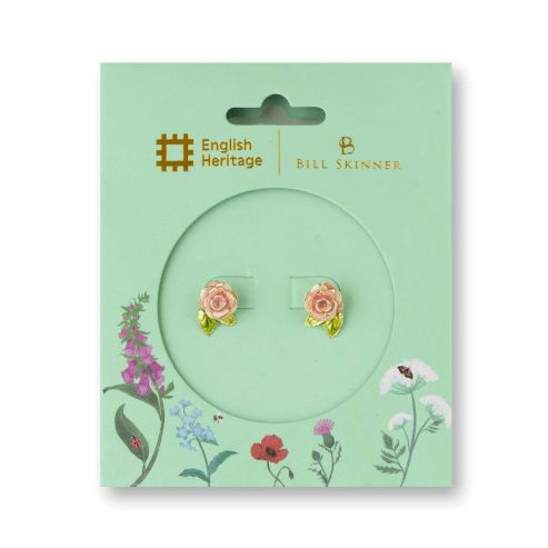 Vintage Rose Bill Skinner Stud Earrings
