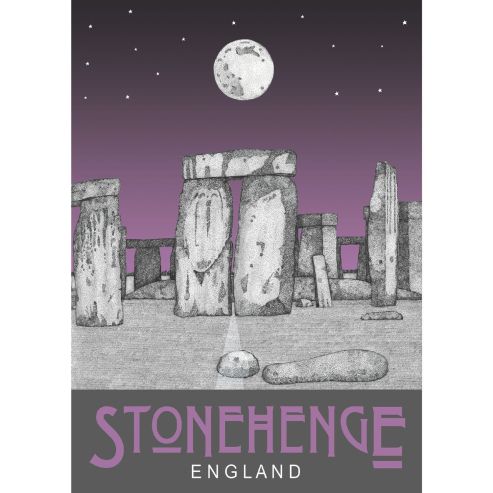 Stonehenge Night A3 Print Ben Holland