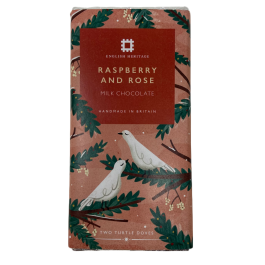Christmas raspberry rose milk chocolate
