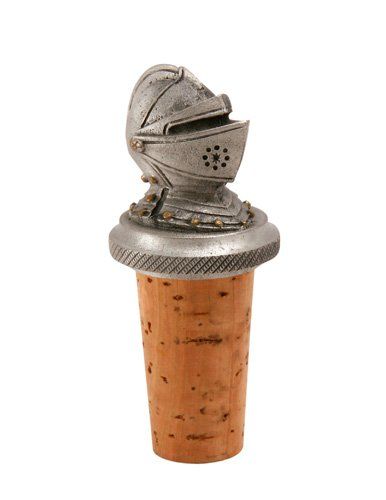 Knight's Helmet Bottle Stopper